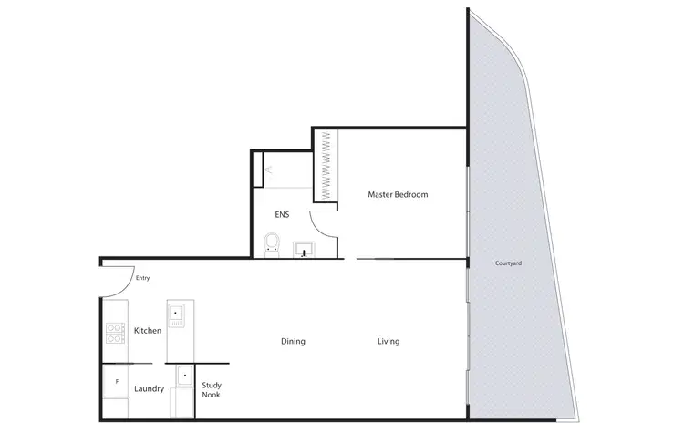 Floorplan of Homely unit listing, 11/566 Cotter Road, Wright ACT 2611