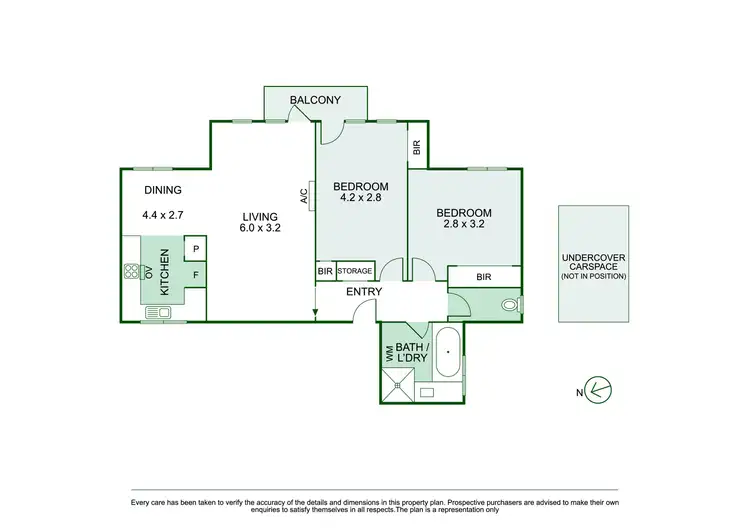 Floorplan of Homely apartment listing, 2/43 Grandview Grove, Prahran VIC 3181