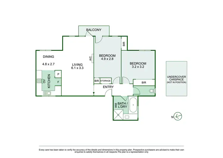 Floorplan of Homely apartment listing, 2/43 Grandview Grove, Prahran VIC 3181
