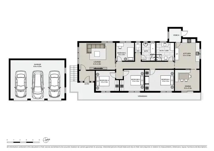 Floorplan of Homely house listing, 2A Fernhill Drive, Highton VIC 3216