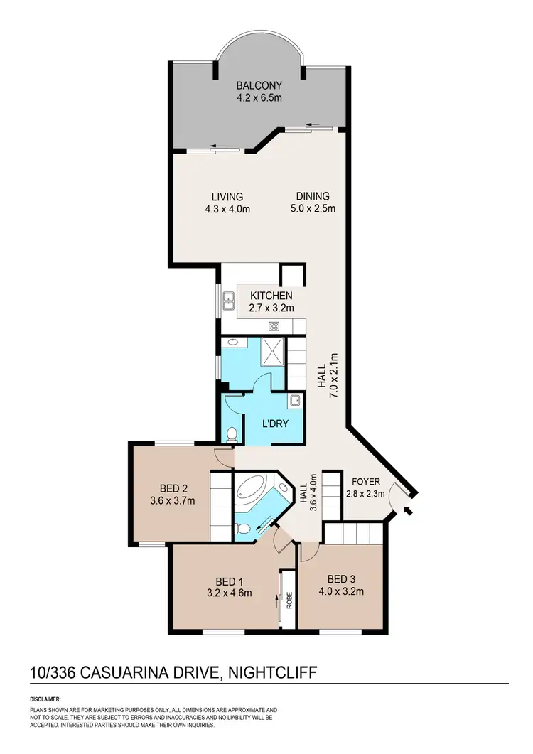Floorplan of Homely apartment listing, 10/336 Casuarina Drive, Rapid Creek NT 810