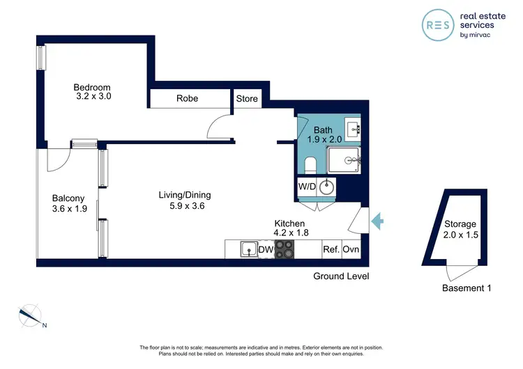 Floorplan of Homely apartment listing, 7102/2 Cullen Close, Glebe NSW 2037