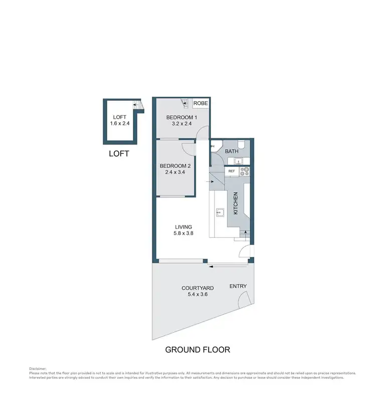 Floorplan of Homely unit listing, 2b/1 Bilambee Avenue, Bilgola Plateau NSW 2107