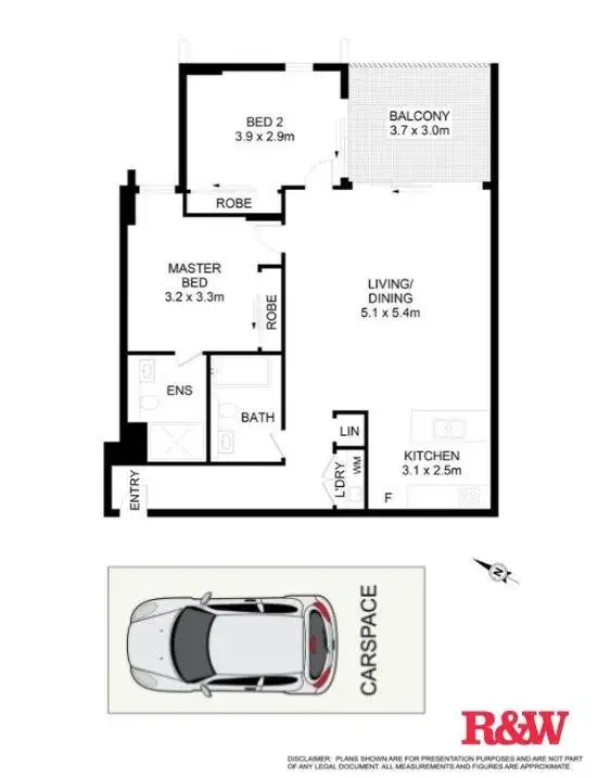 Floorplan of Homely apartment listing, 106/99A Bonar Street, Wolli Creek NSW 2205