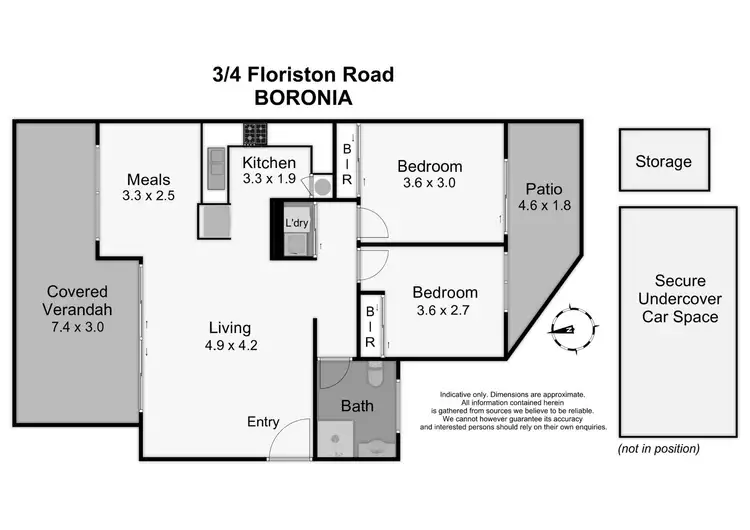 Floorplan of Homely apartment listing, 3/4 Floriston Road, Boronia VIC 3155