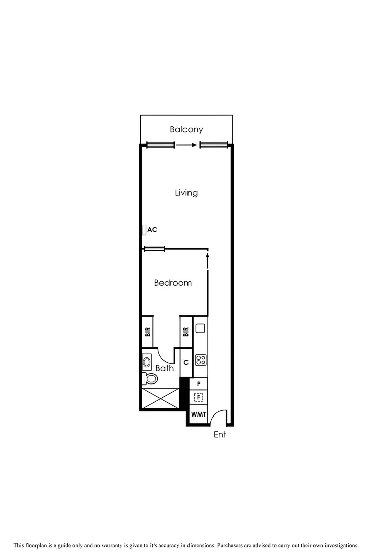 Floorplan of Homely apartment listing, 211/74 Queens Road, Melbourne VIC 3004