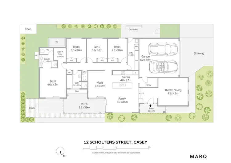 Floorplan of Homely house listing, 12 Scholtens Street, Casey ACT 2913