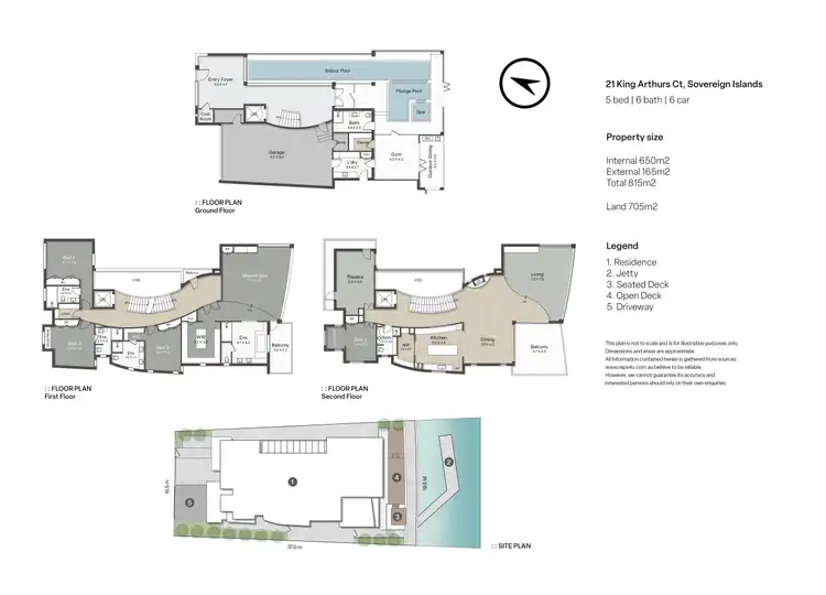 Floorplan of Homely house listing, 21 King Arthurs Court, Sovereign Islands QLD 4216