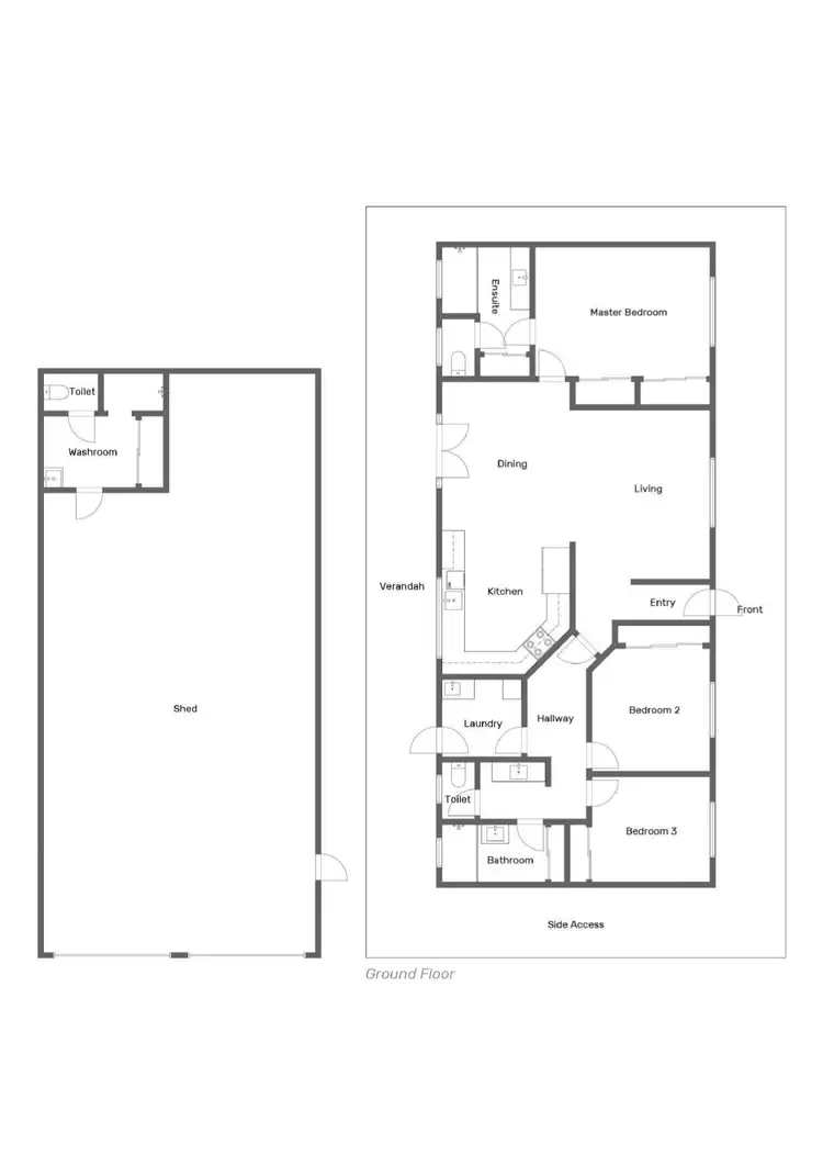 Floorplan of Homely house listing, 6 Linsley Street, Cobar NSW 2835