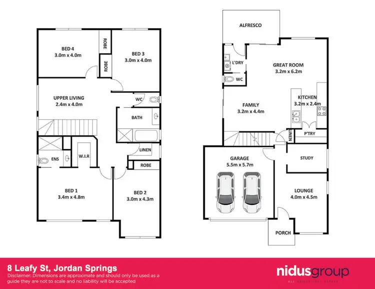 Floorplan of Homely house listing, 8 Leafy Street, Jordan Springs NSW 2747