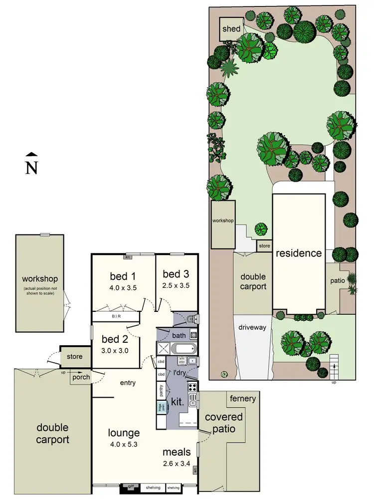 Floorplan of Homely house listing, 215 Maroondah Highway, Chirnside Park VIC 3116