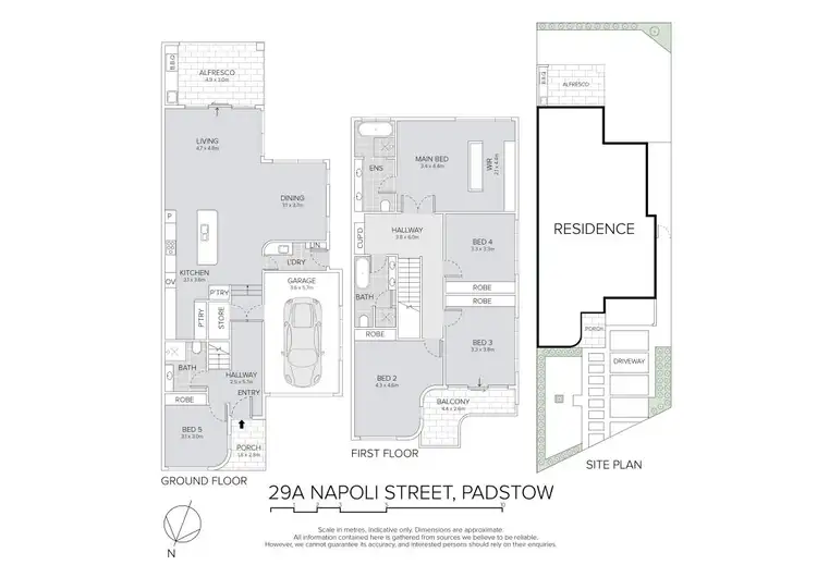 Floorplan of Homely semi-detached listing, 29A Napoli Street, Padstow NSW 2211