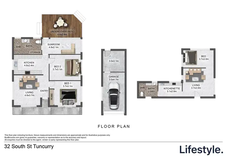 Floorplan of Homely house listing, 32 South Street, Tuncurry NSW 2428