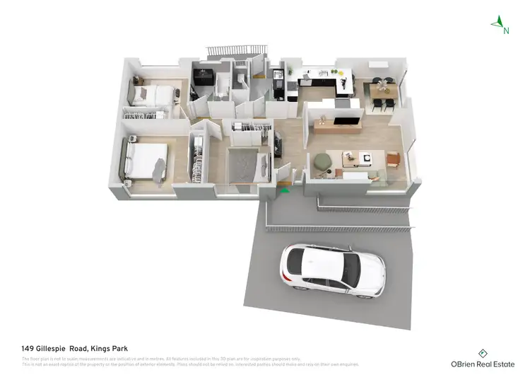 Floorplan of Homely house listing, 149 Gillespie Road, Kings Park VIC 3021