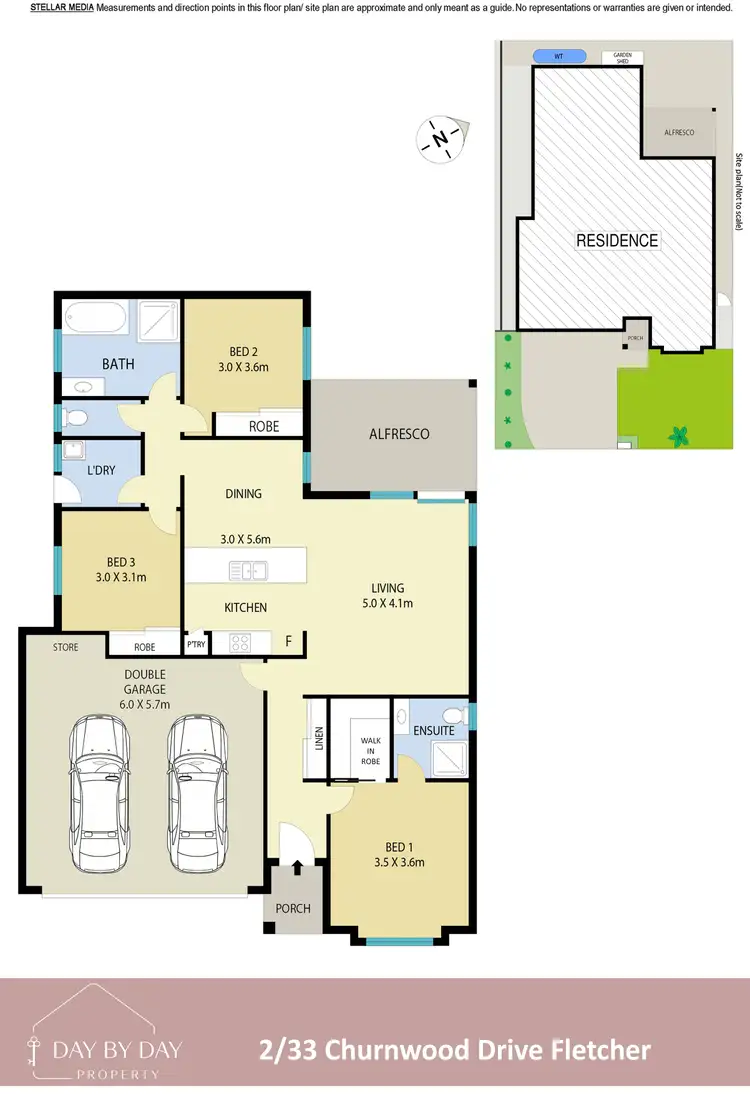 Floorplan of Homely villa listing, 2/33 Churnwood Drive, Fletcher NSW 2287