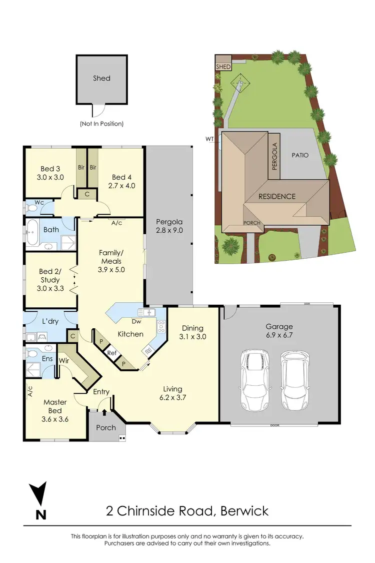 Floorplan of Homely house listing, 2 Chirnside Road, Berwick VIC 3806