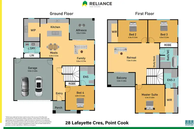 Floorplan of Homely house listing, 28 Lafayette Crescent, Point Cook VIC 3030