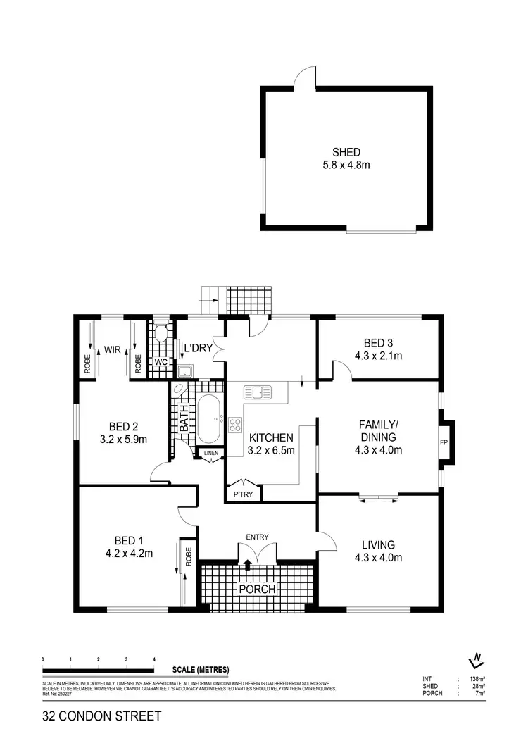 Floorplan of Homely house listing, 32 Condon Street, Kennington VIC 3550