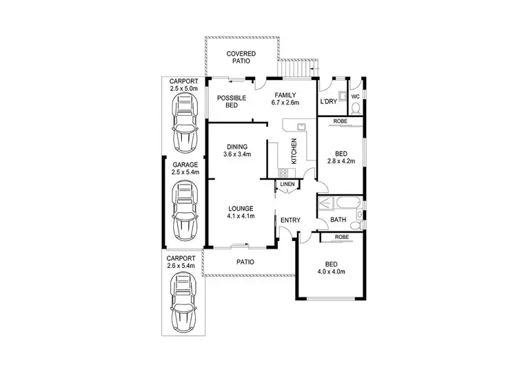 Floorplan of Homely house listing, 4 Fenwick Avenue, Roselands NSW 2196