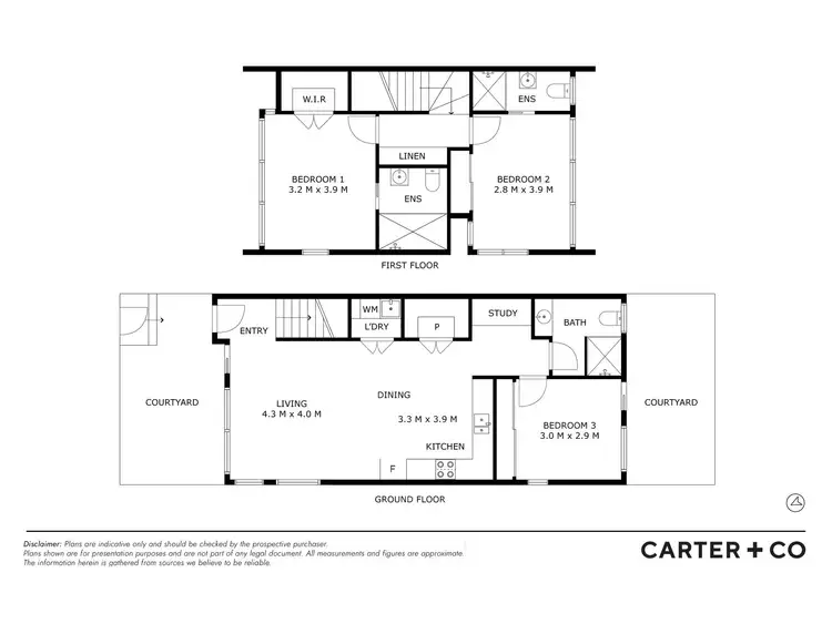 Floorplan of Homely townhouse listing, 7/3 Majura Avenue, Dickson ACT 2602