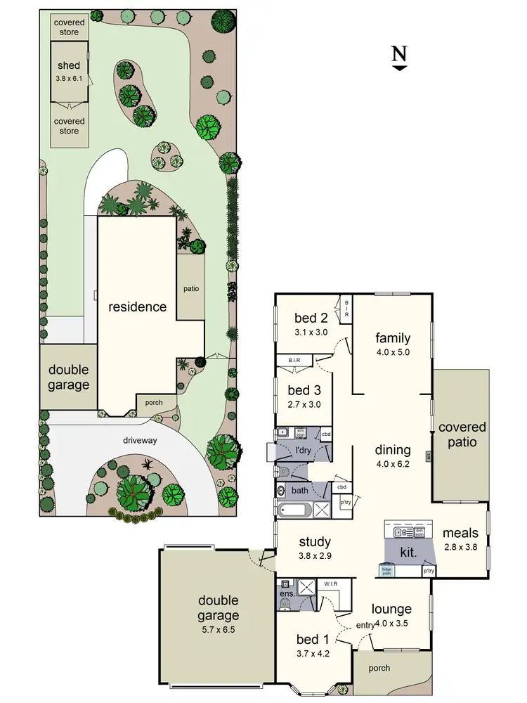 Floorplan of Homely house listing, 16 Farnham Road, Healesville VIC 3777