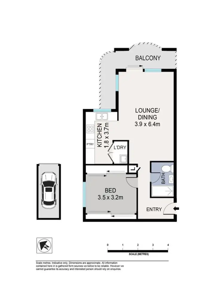 Floorplan of Homely apartment listing, 48/298-312 Pennant Hills Road, Pennant Hills NSW 2120