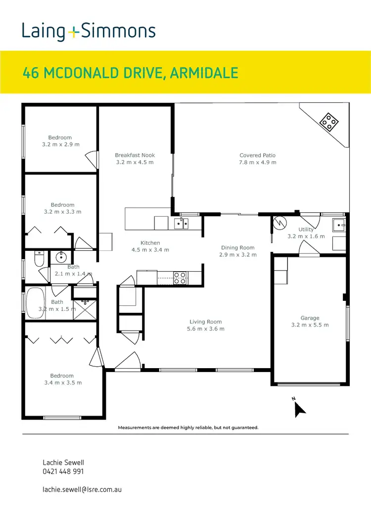 Floorplan of Homely house listing, 13 Newling Avenue, Armidale NSW 2350
