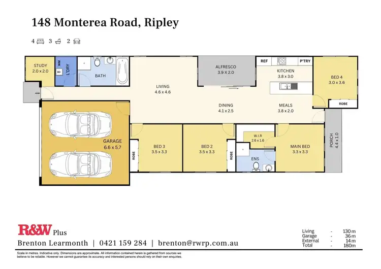 Floorplan of Homely house listing, 148 Monterea Road, Ripley QLD 4306