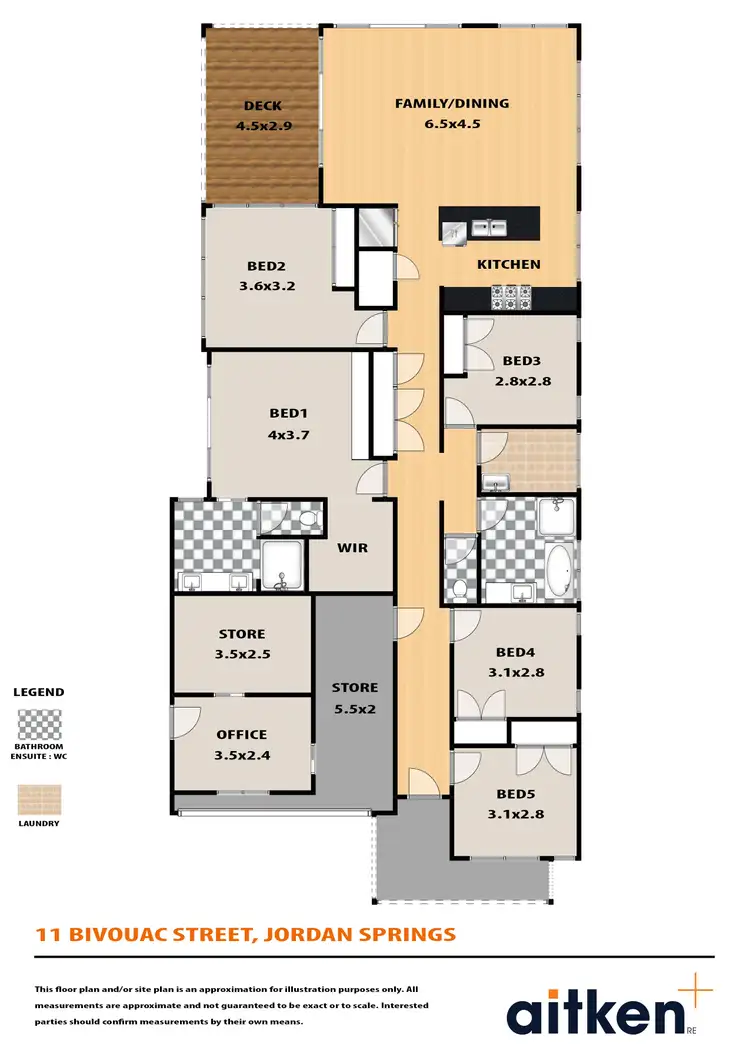 Floorplan of Homely house listing, 11 Bivouac Street, Jordan Springs NSW 2747