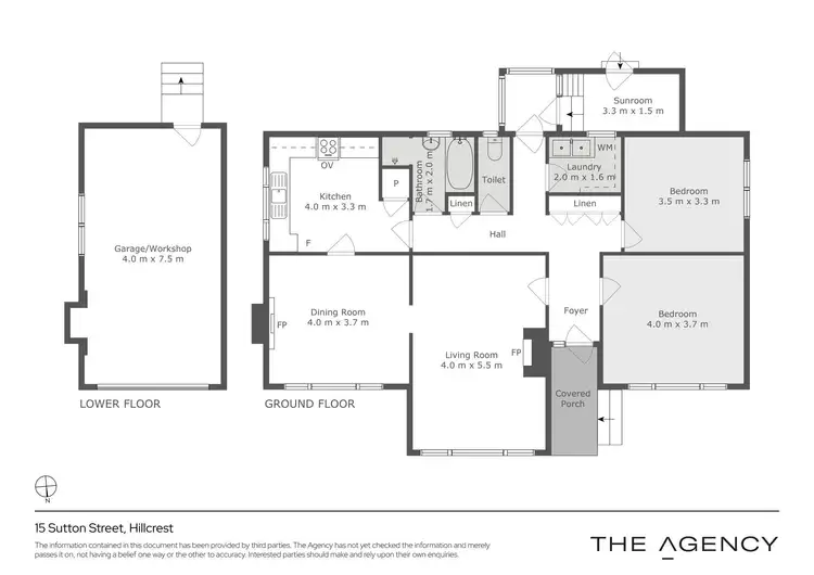 Floorplan of Homely house listing, 15 Sutton Street, Hillcrest TAS 7320
