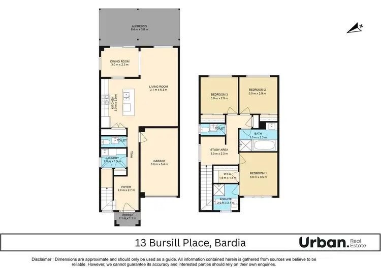 Floorplan of Homely house listing, 13 Bursill Place, Bardia NSW 2565