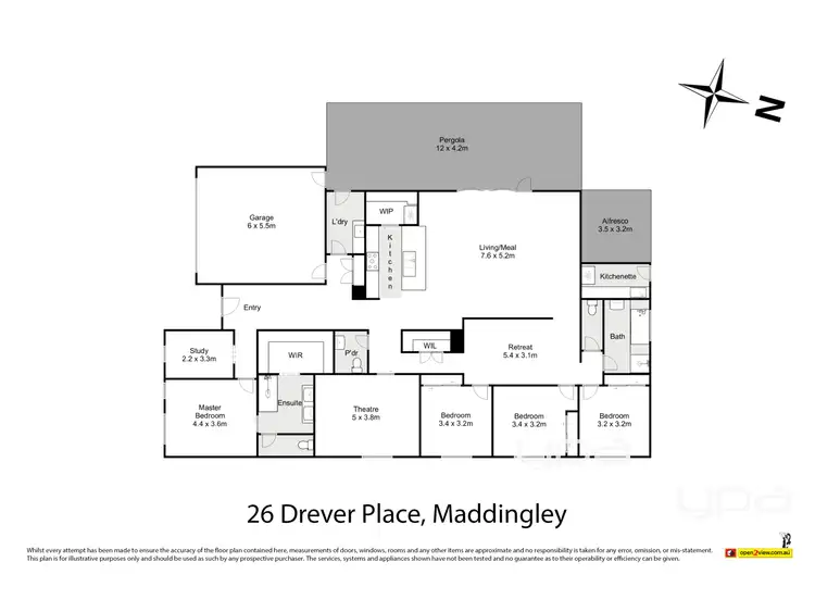 Floorplan of Homely house listing, 26 Drever Place, Maddingley VIC 3340