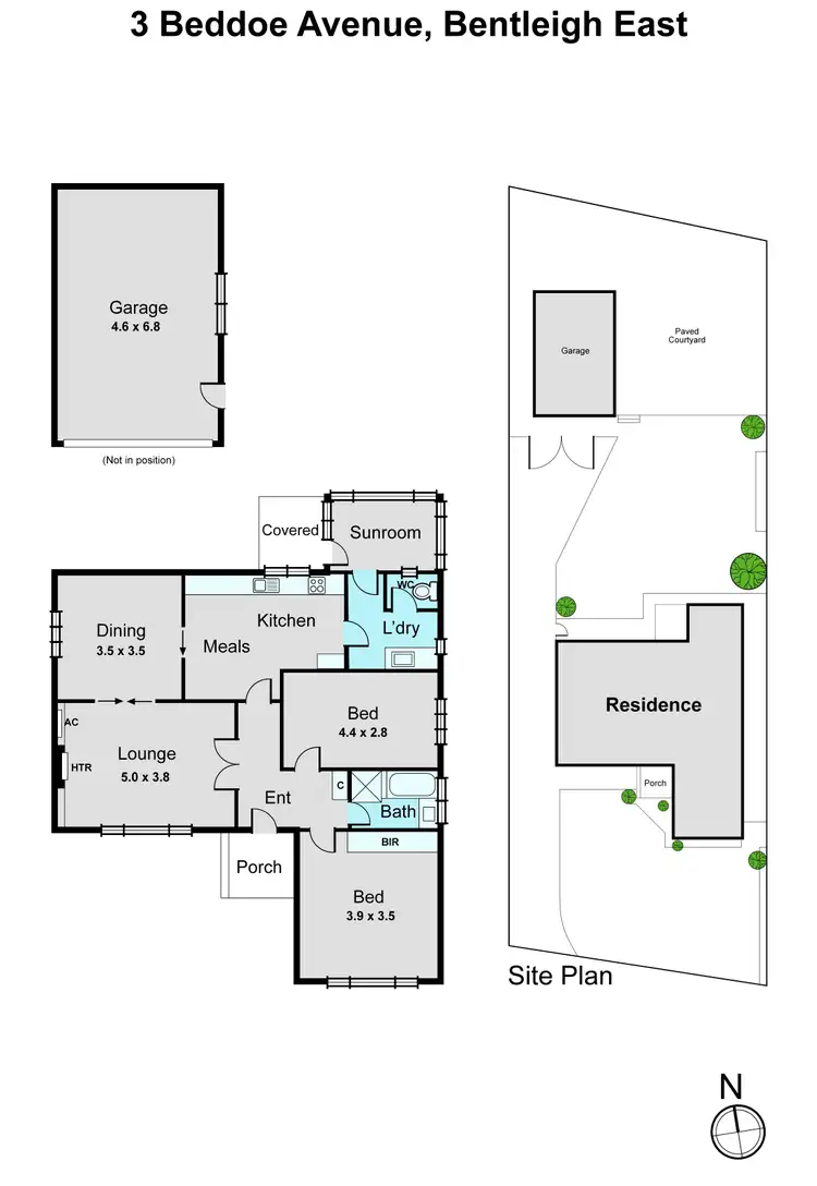 Floorplan of Homely house listing, 3 Beddoe Avenue, Bentleigh East VIC 3165