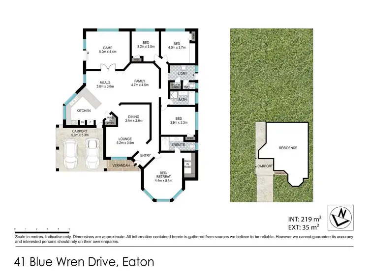 Floorplan of Homely house listing, 41 Blue Wren Drive, Eaton WA 6232