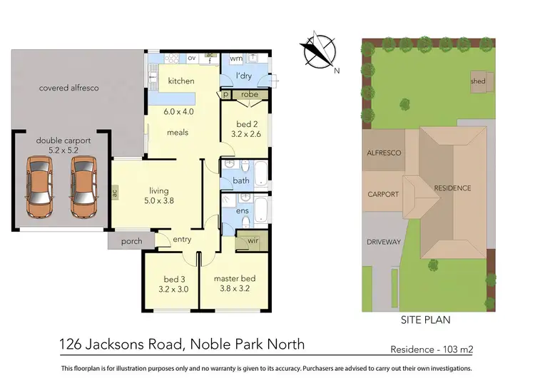 Floorplan of Homely house listing, 126 Jacksons Road, Noble Park North VIC 3174