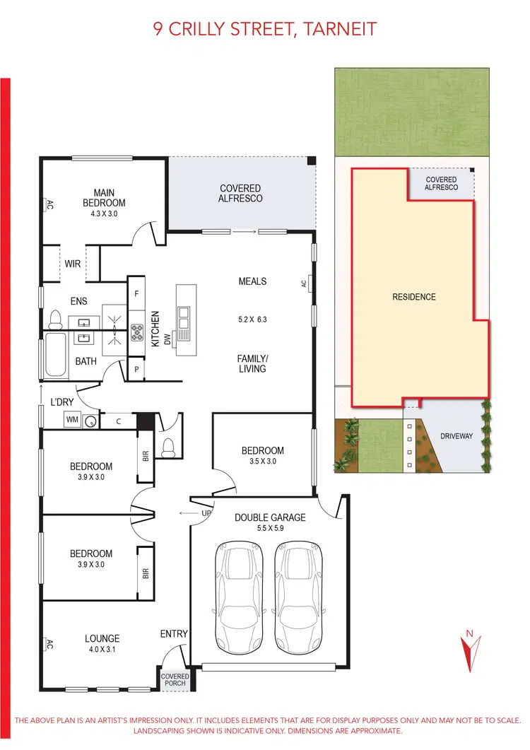 Floorplan of Homely house listing, 9 Crilly Street, Tarneit VIC 3029