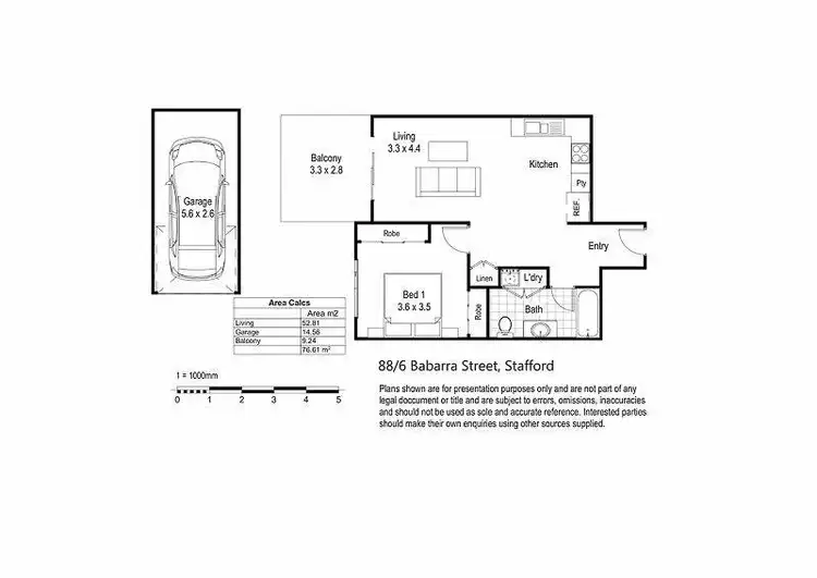 Floorplan of Homely house listing, 88/6 Babarra Street, Stafford QLD 4053