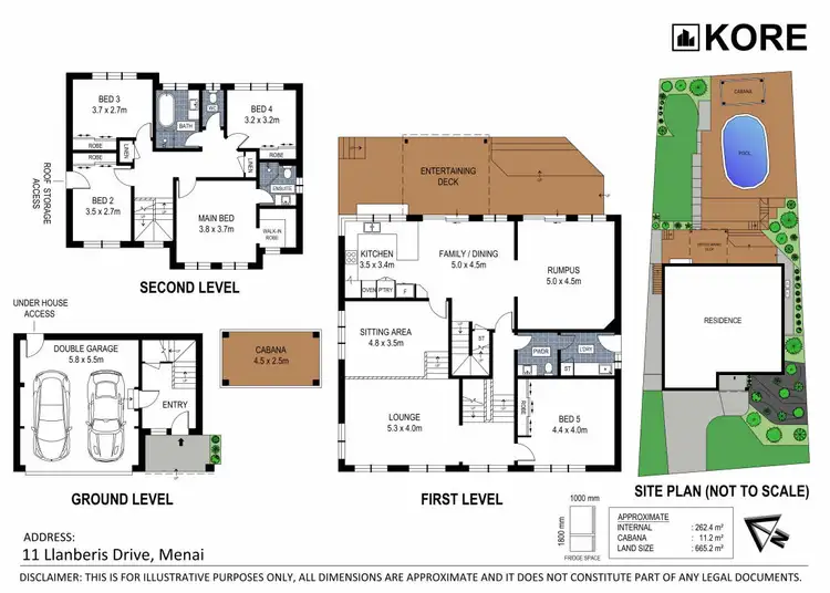 Floorplan of Homely house listing, 11 Llanberis Drive, Menai NSW 2234