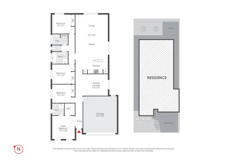 Floorplan of Homely house listing, 41 Nantha Way, Brookfield VIC 3338