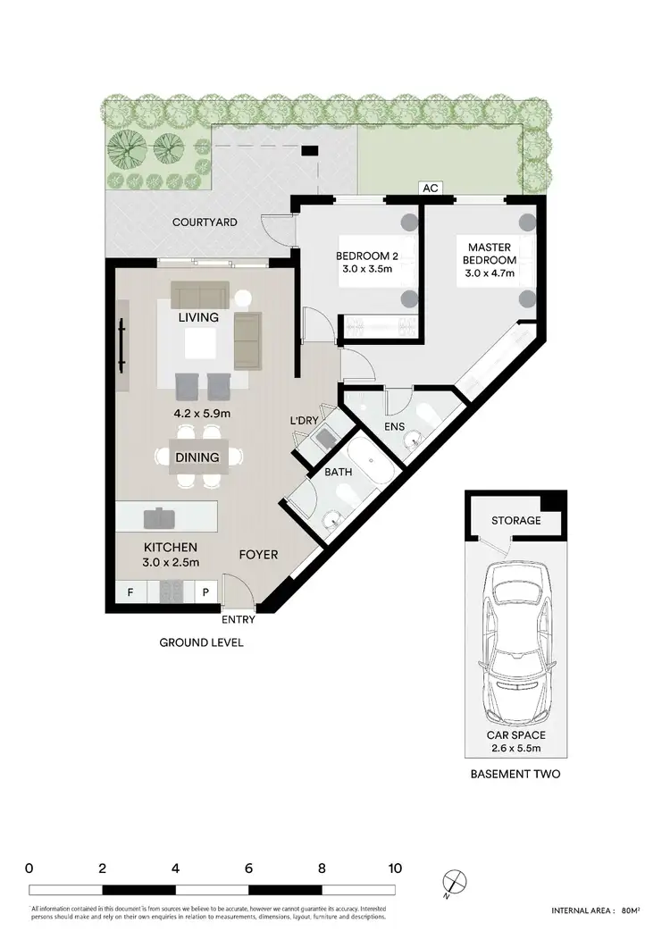 Floorplan of Homely unit listing, 2/319-323 Peats Ferry Road, Asquith NSW 2077