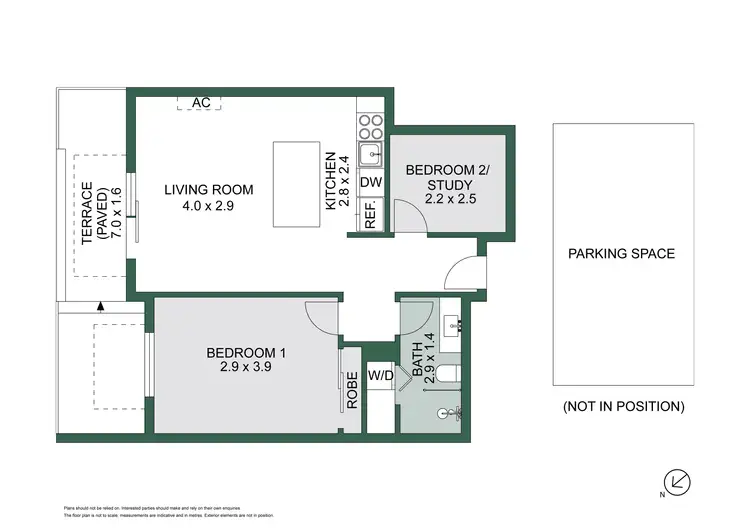 Floorplan of Homely unit listing, 10/220 Barkly Street, St Kilda VIC 3182