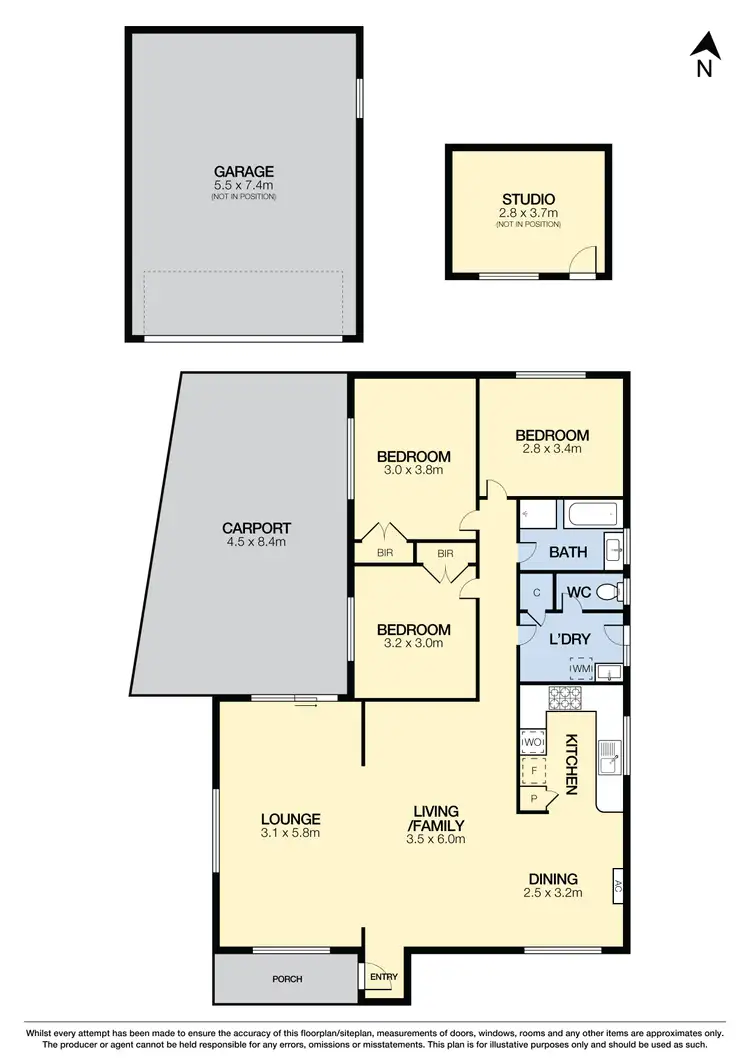 Floorplan of Homely house listing, 7 Stevenage Crescent, Deer Park VIC 3023