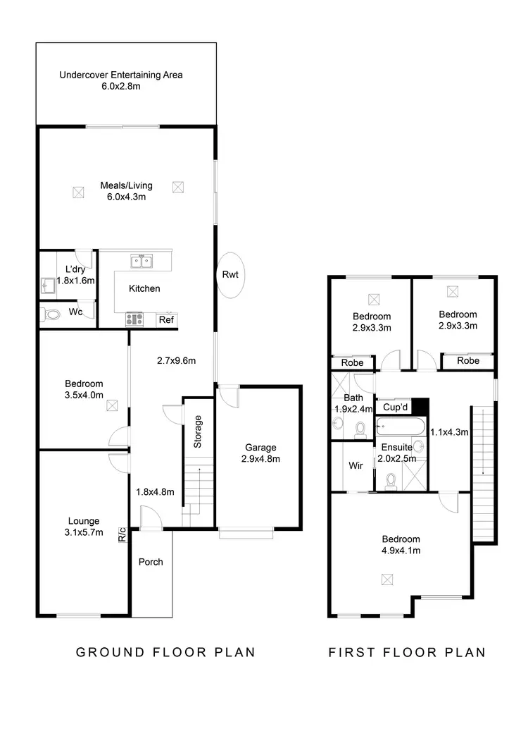 Floorplan of Homely house listing, 22A Arcoona Crescent, Windsor Gardens SA 5087