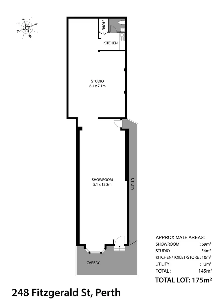 Floorplan of Homely house listing, 248 Fitzgerald Street, Perth WA 6000