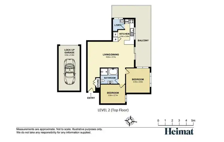Floorplan of Homely apartment listing, 12/3-5 Frederick Street, Hornsby NSW 2077