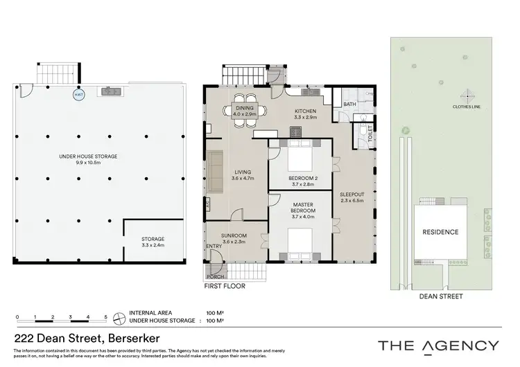 Floorplan of Homely house listing, 222 Dean Street, Berserker QLD 4701