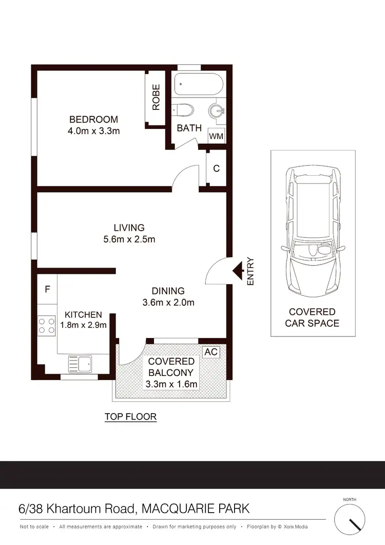 Floorplan of Homely unit listing, 6/38 Khartoum Road, Macquarie Park NSW 2113