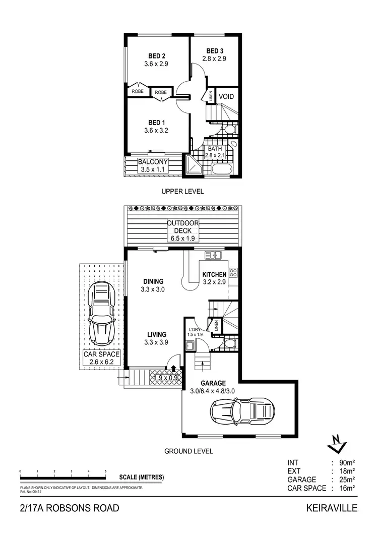 Floorplan of Homely townhouse listing, 2/17a Robsons Road, Keiraville NSW 2500