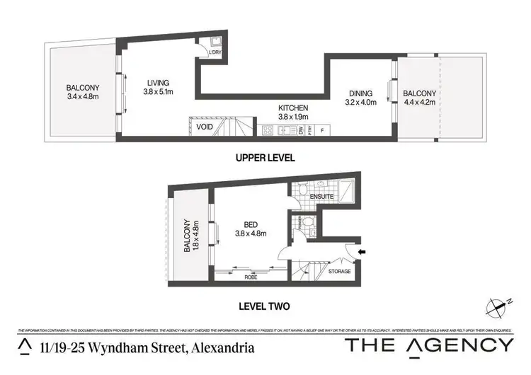 Floorplan of Homely apartment listing, 11/19-25 Wyndham Street, Alexandria NSW 2015