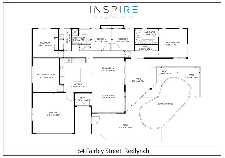 Floorplan of Homely house listing, 54 Fairley Street, Redlynch QLD 4870